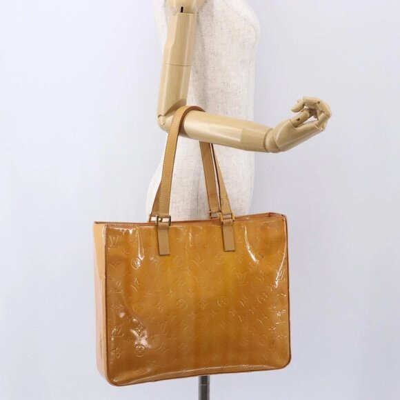 LOUIS VUITTON Monogram Vernis Columbus Bag Marshmallow Pink M91032 Auth ep11832